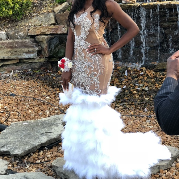Feather Prom Dresses